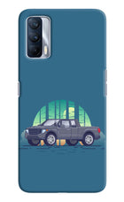 Retro Garage Vibe Realme X7 Hard Case Back Cover by Casekaro