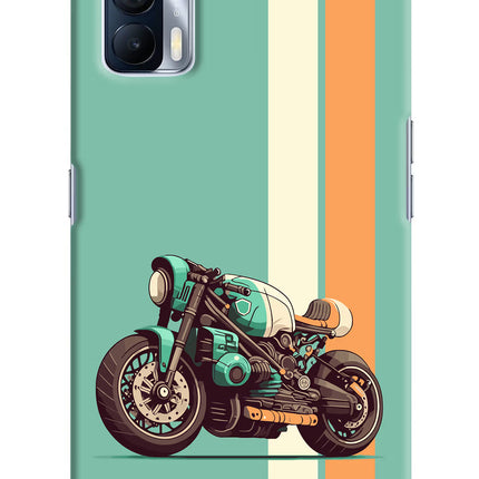 Striped Moto Drift Realme X7 Hard Case Back Cover by Casekaro