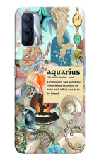 Aquarius Zodiac Realme X7 Hard Case Back Cover by Casekaro