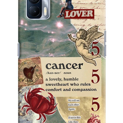 Cancer Zodiac Realme X7 Hard Case Back Cover by Casekaro
