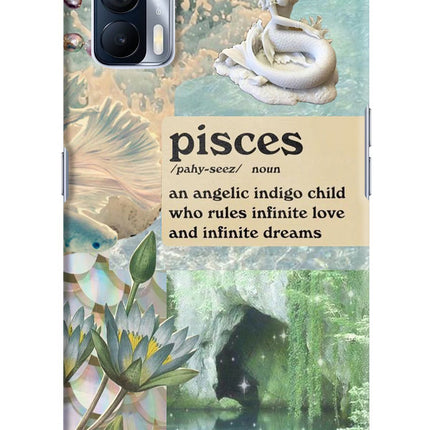 Pisces Zodiac Realme X7 Hard Case Back Cover by Casekaro