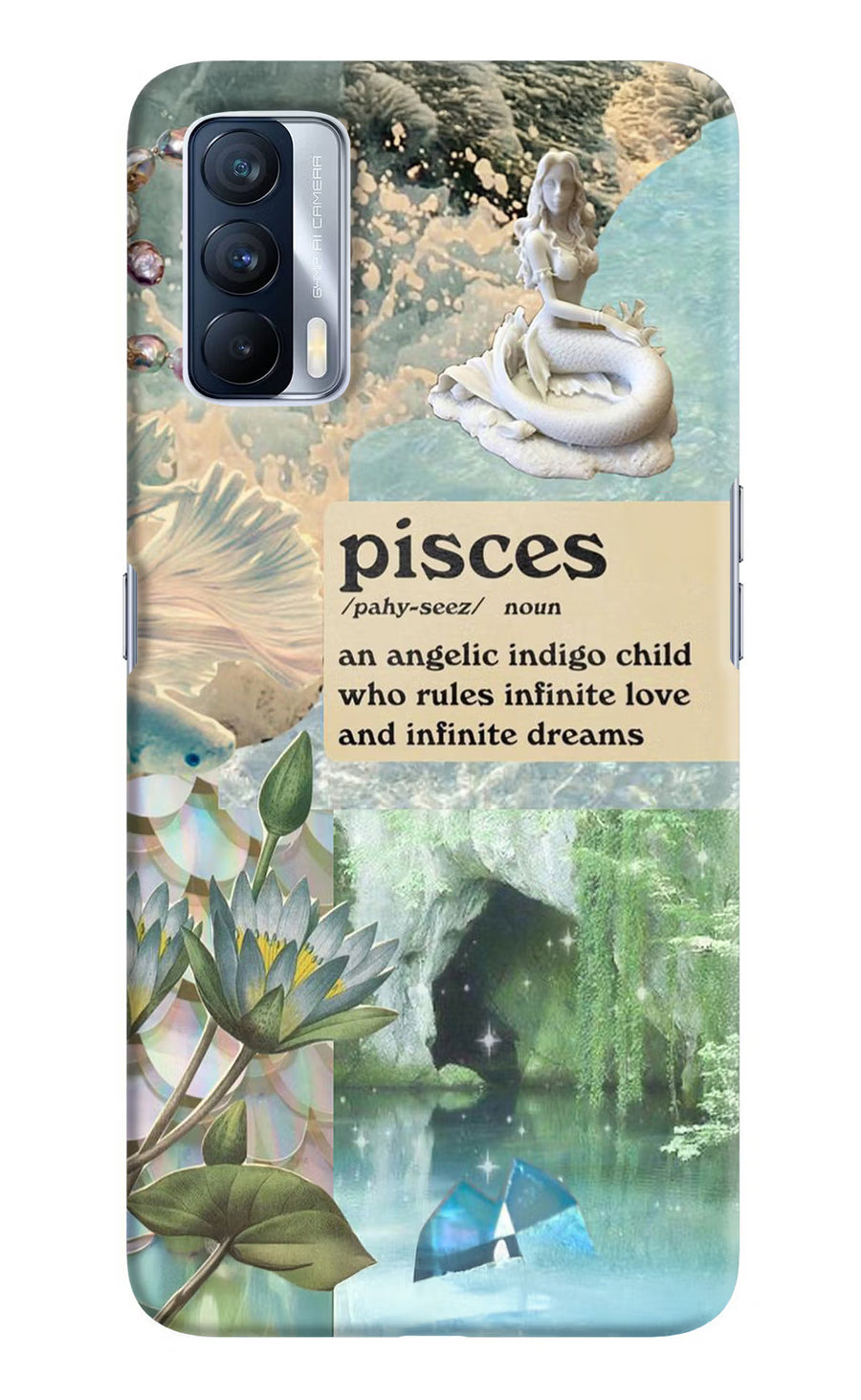 Pisces Zodiac Realme X7 Back Cover, Hard case