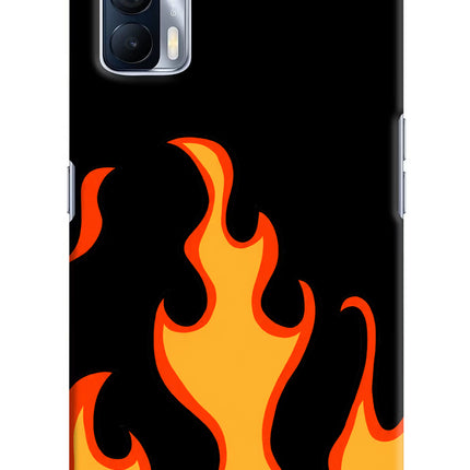 Fired Up – Black Realme X7 Hard Case Back Cover by Casekaro