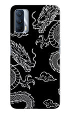 Twin Dragons Realme X7 Hard Case Back Cover by Casekaro