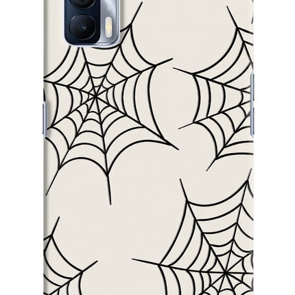 Spider Web Realme X7 Hard Case Back Cover by Casekaro