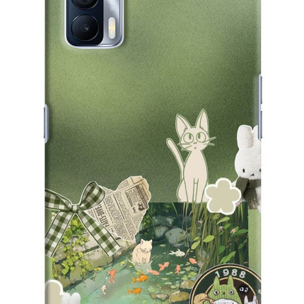 Aesthetic anime Realme X7 Hard Case Back Cover by Casekaro