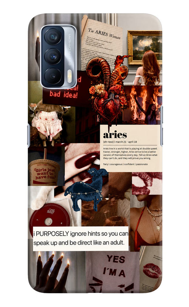 Zodiac Aries Realme X7 Hard Case Back Cover by Casekaro