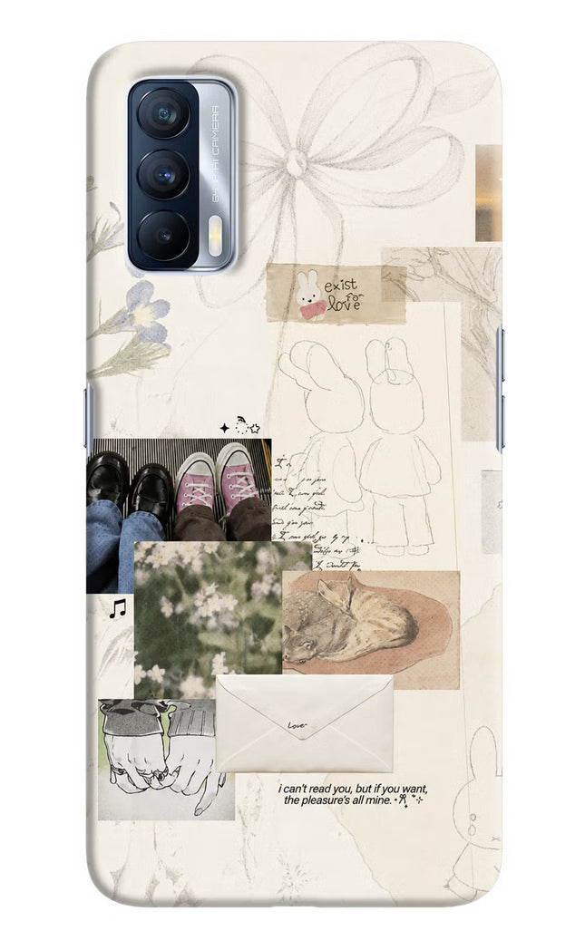 Soft Aesthetic Realme X7 Hard Case Back Cover by Casekaro