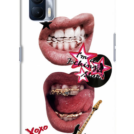Rockstar Realme X7 Hard Case Back Cover by Casekaro