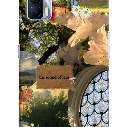 Rain Realme X7 Hard Case Back Cover by Casekaro