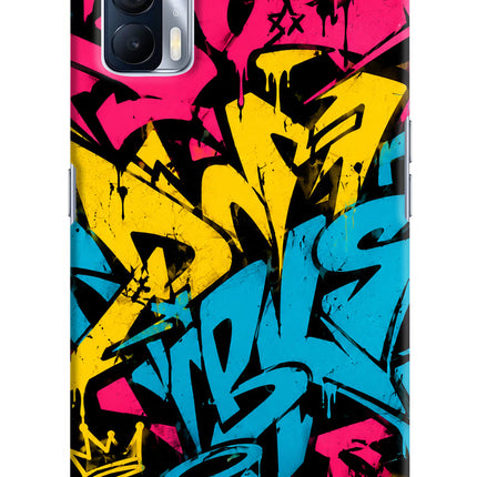 Graffiti Vibe Realme X7 Hard Case Back Cover by Casekaro