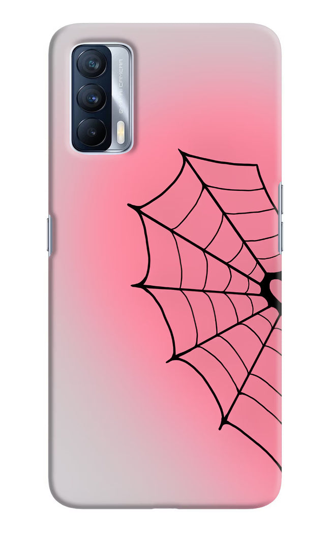 Pink Web Realme X7 Hard Case Back Cover by Casekaro