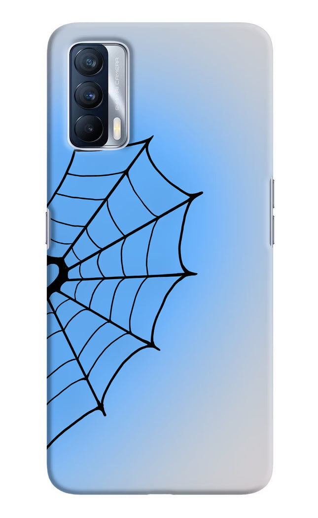 Blue Web Realme X7 Hard Case Back Cover by Casekaro