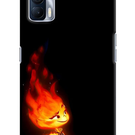 Ember Flame Realme X7 Hard Case Back Cover by Casekaro