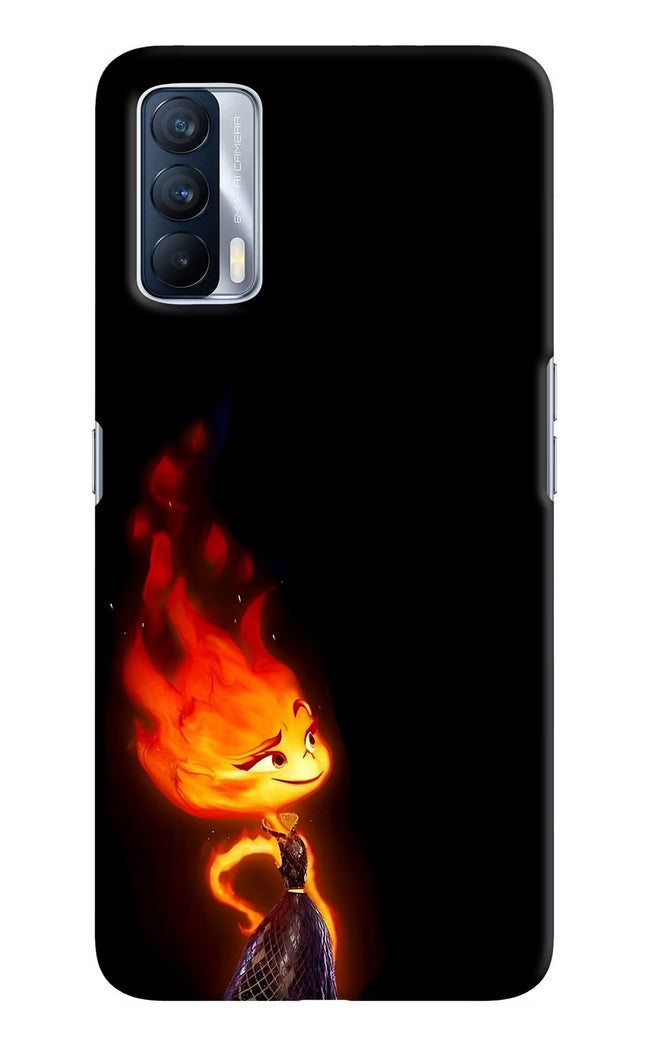 Ember Flame Realme X7 Hard Case Back Cover by Casekaro