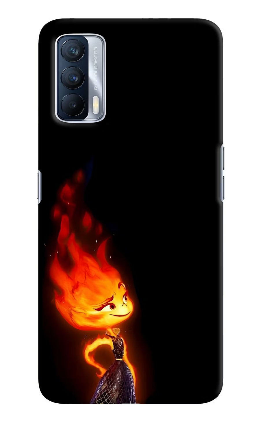 Ember Flame Realme X7 Back Cover, Hard case