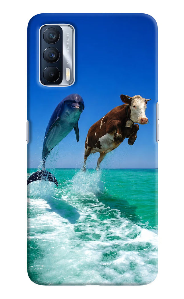 Dolphin vs Cow Realme X7 Hard Case Back Cover by Casekaro