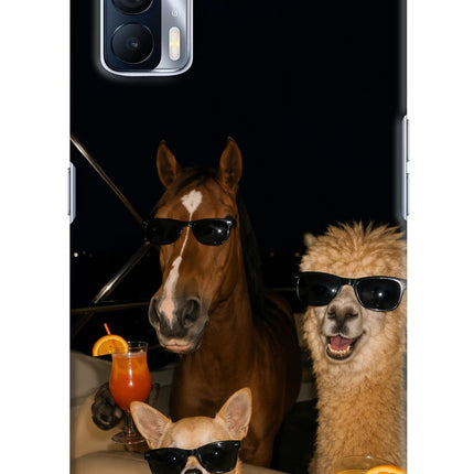 Party Squad Realme X7 Hard Case Back Cover by Casekaro