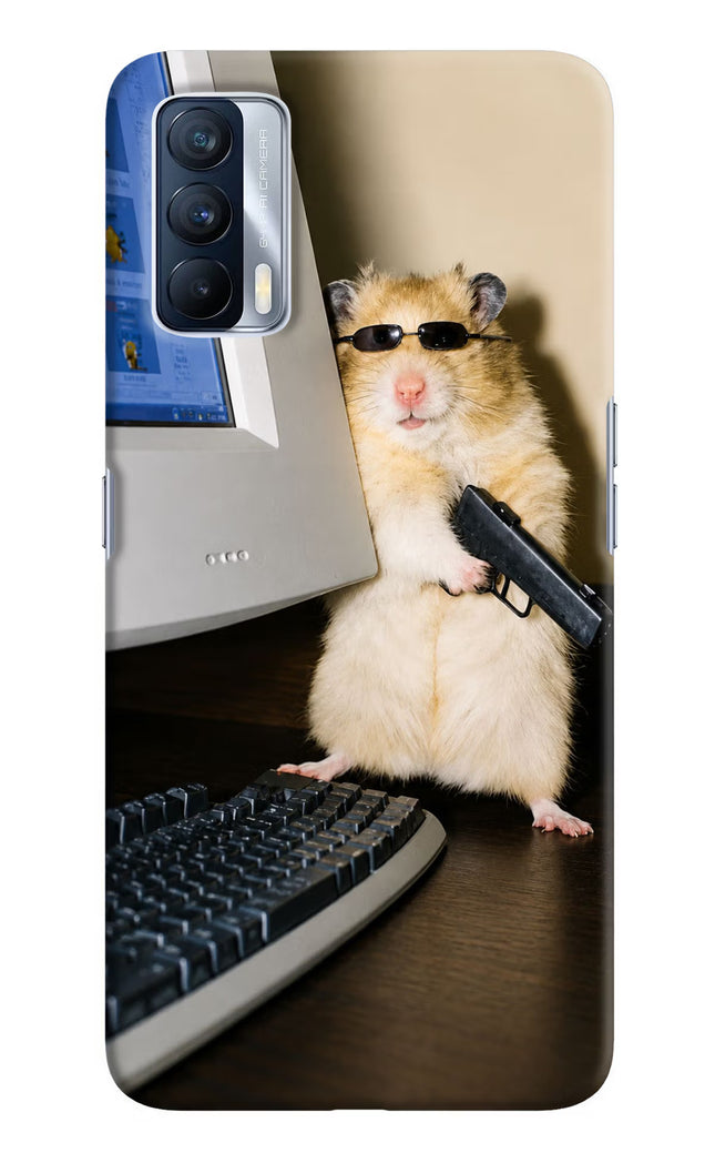 Hacker Hamster Realme X7 Hard Case Back Cover by Casekaro