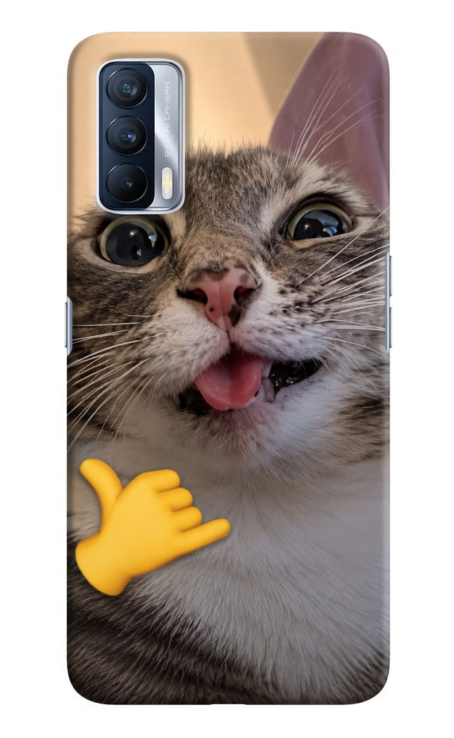 Silly Cat Call Realme X7 Hard Case Back Cover by Casekaro
