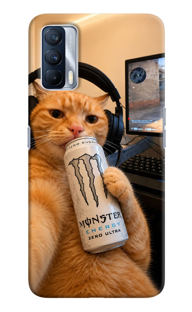 Gamer Cat Energy Realme X7 Hard Case Back Cover by Casekaro