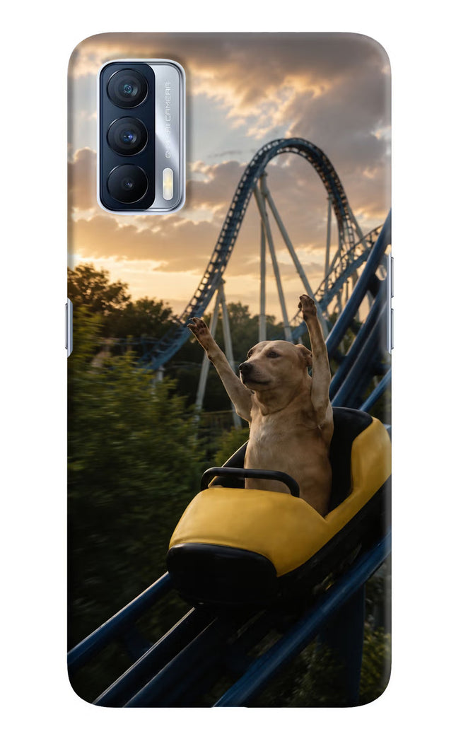 Rollercoaster Dog Realme X7 Hard Case Back Cover by Casekaro