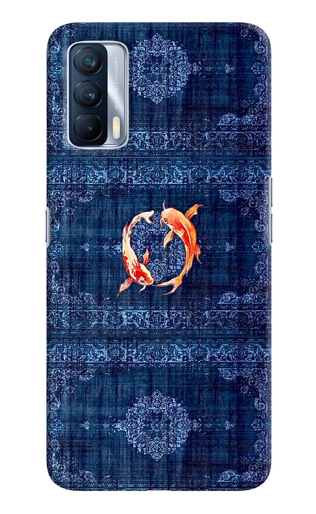 Koi Blue Realme X7 Hard Case Back Cover by Casekaro