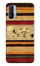 Vinyl Stripes Realme X7 Back Cover