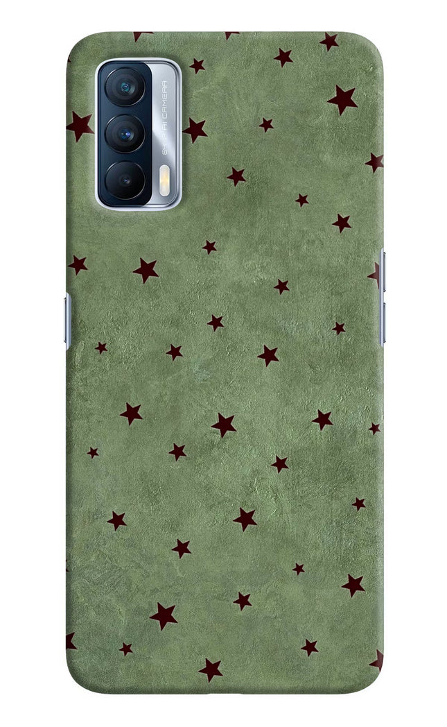 Green Stars Realme X7 Hard Case Back Cover by Casekaro