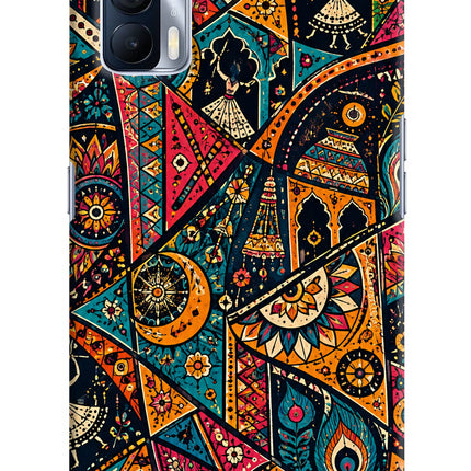 Folk Print Realme X7 Back Cover