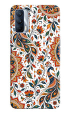 White Mayura Realme X7 Back Cover
