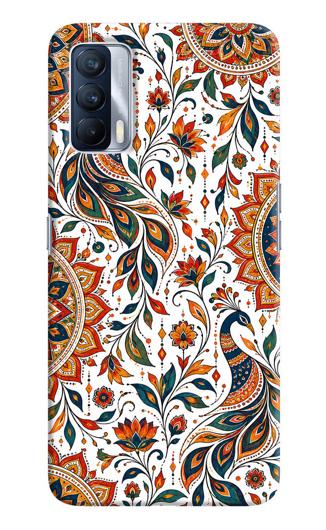 White Mayura Realme X7 Hard Case Back Cover by Casekaro