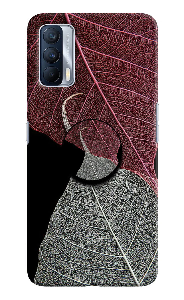 Leaf Pattern Realme X7 Pop Case by Casekaro