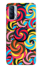 Spiral Pattern Realme X7 Pop Case by Casekaro