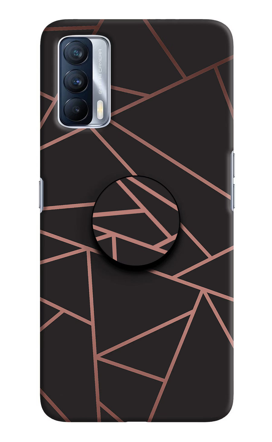 Geometric Pattern Realme X7 Pop Case, Hard case