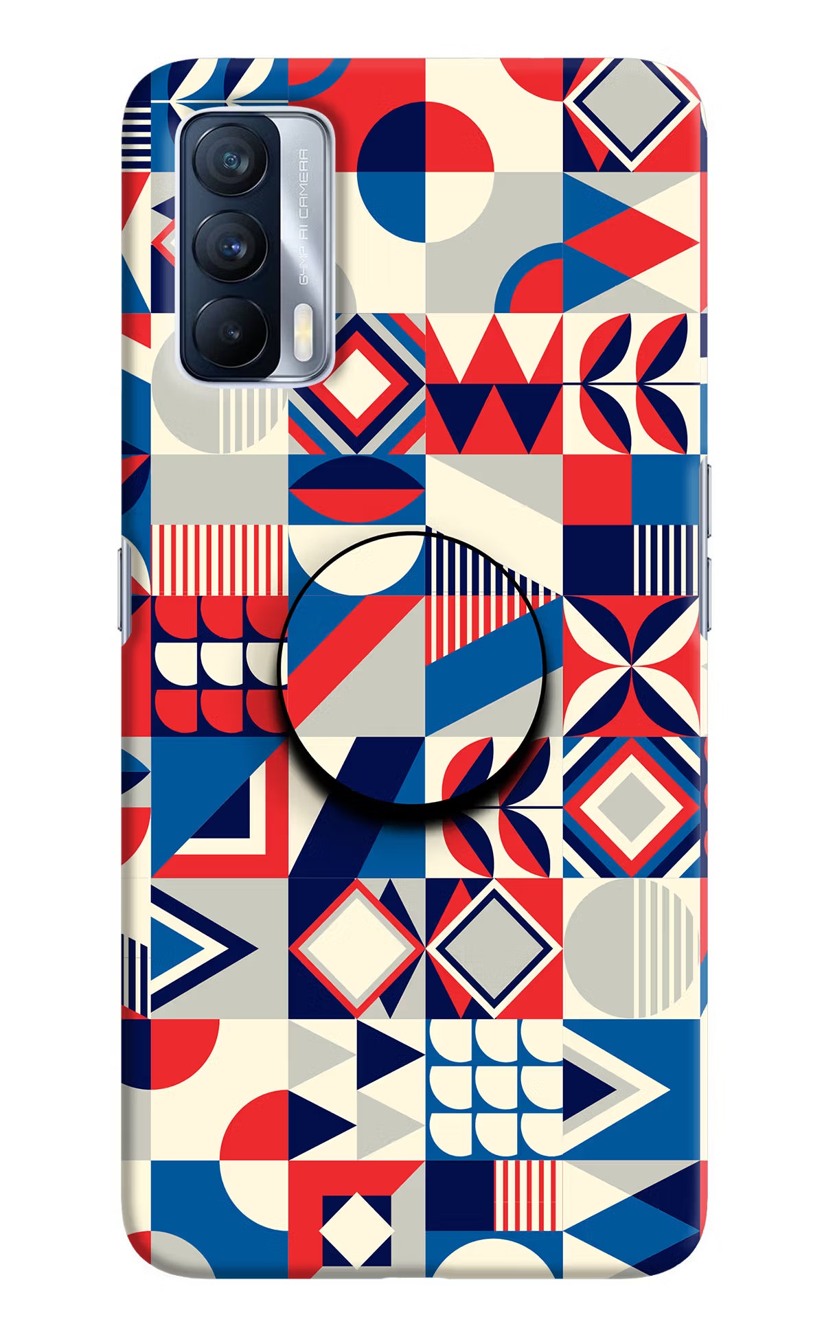 Colorful Pattern Realme X7 Pop Case by Casekaro