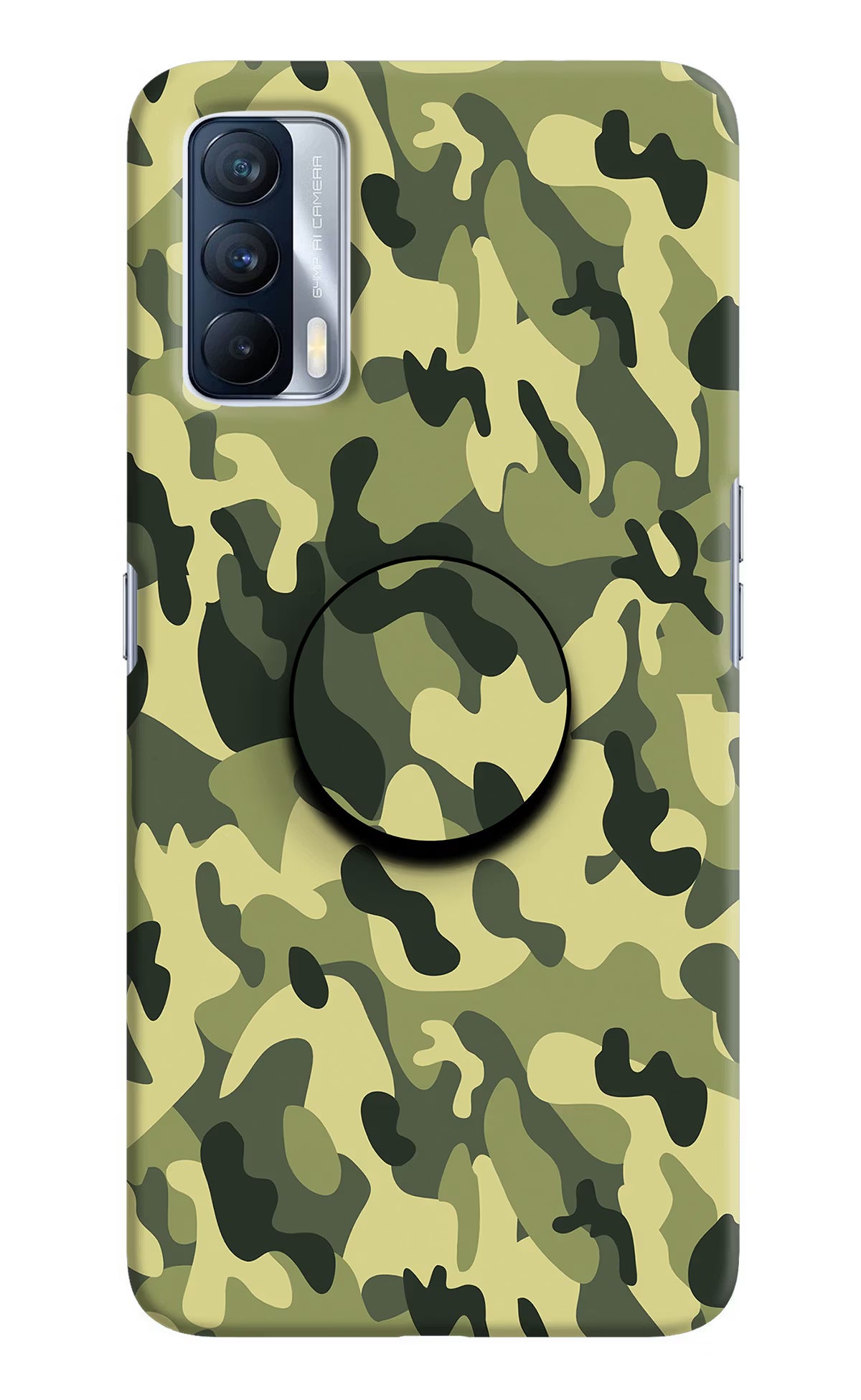 Camouflage Realme X7 Pop Case by Casekaro
