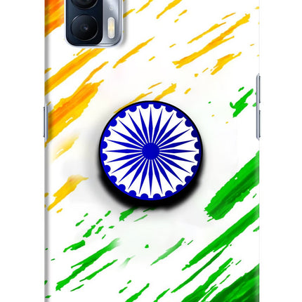 Indian Flag Ashoka Chakra Realme X7 Pop Case by Casekaro