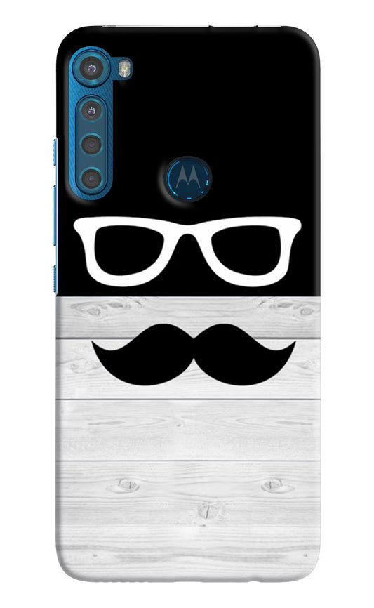 Mustache Motorola One Fusion Plus Hard Case Back Cover by Casekaro