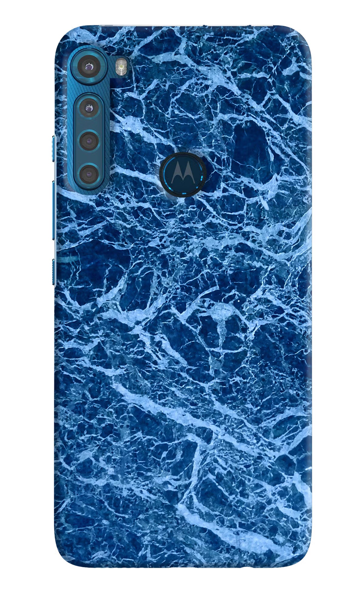 Blue Marble Motorola One Fusion Plus Hard Case Back Cover by Casekaro