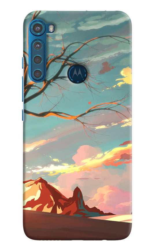 Scenery Motorola One Fusion Plus Hard Case Back Cover by Casekaro