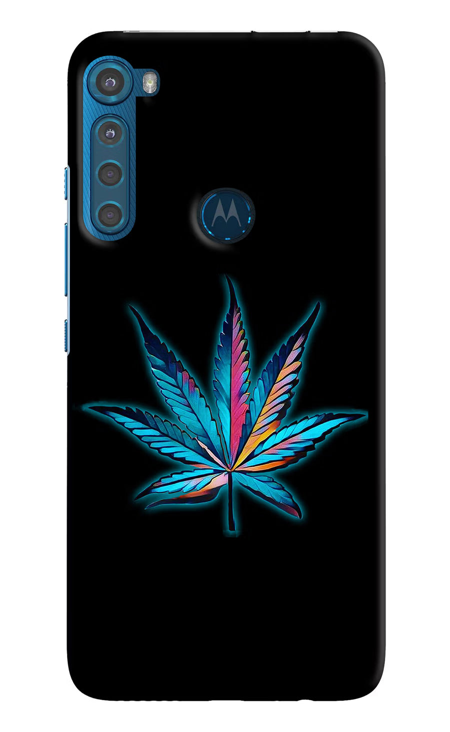 Weed Motorola One Fusion Plus Back Cover, Hard case