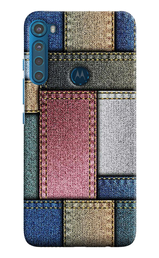 Multicolor Jeans Motorola One Fusion Plus Hard Case Back Cover by Casekaro