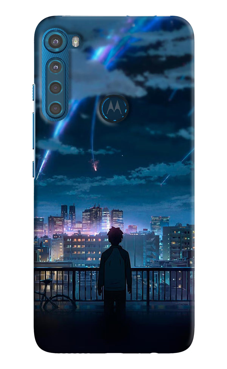 Anime Motorola One Fusion Plus Back Cover, Hard case