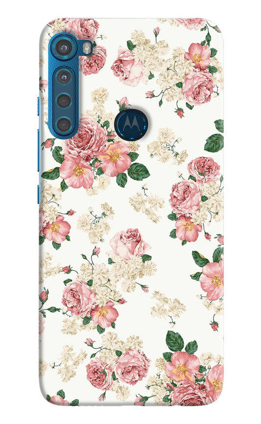 Flowers Motorola One Fusion Plus Hard Case Back Cover by Casekaro