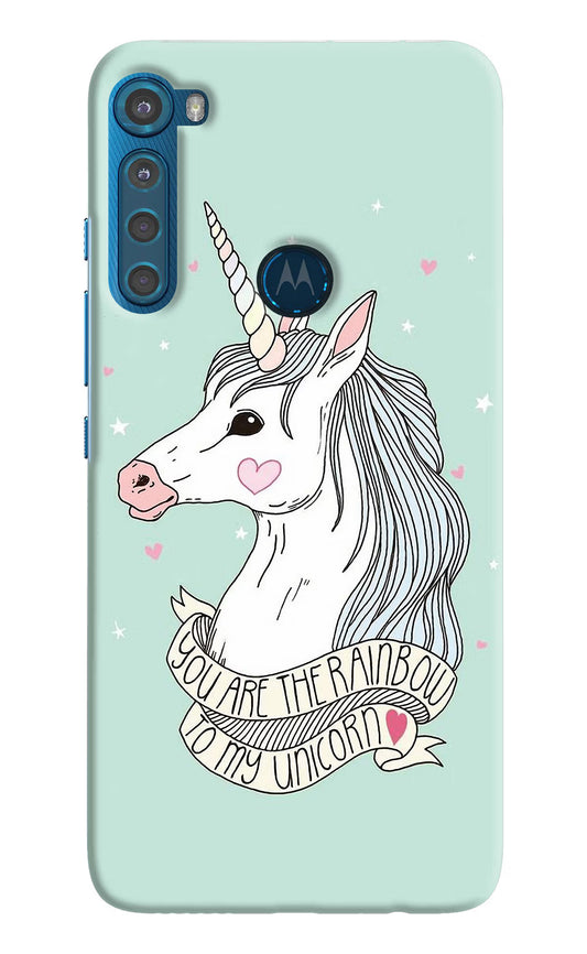 Unicorn Wallpaper Motorola One Fusion Plus Hard Case Back Cover by Casekaro