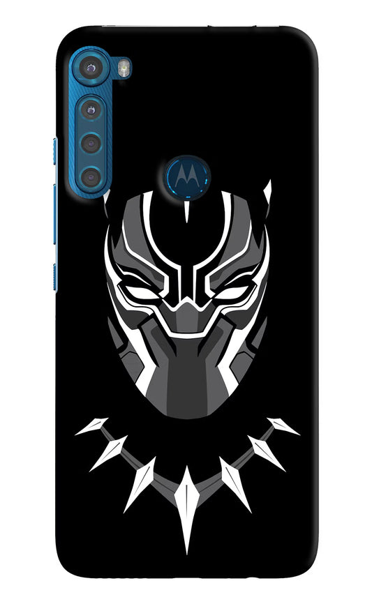 Black Panther Motorola One Fusion Plus Hard Case Back Cover by Casekaro