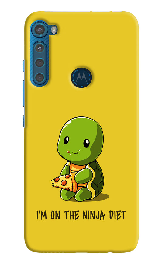 I'm on Ninja Diet Motorola One Fusion Plus Hard Case Back Cover by Casekaro
