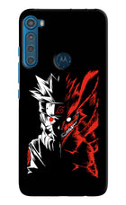 Naruto Two Face Motorola One Fusion Plus Hard Case Back Cover by Casekaro