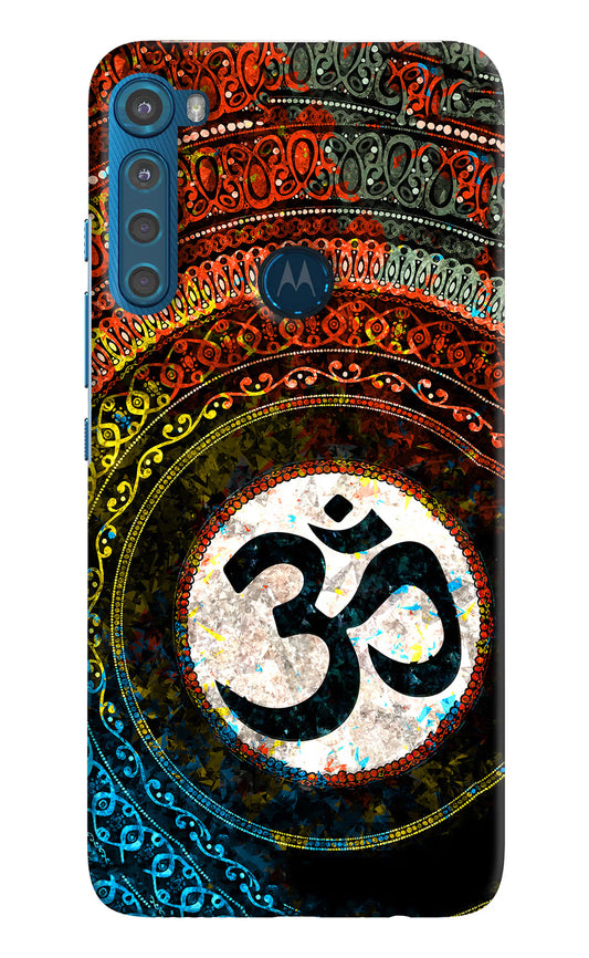 Om Cultural Motorola One Fusion Plus Hard Case Back Cover by Casekaro